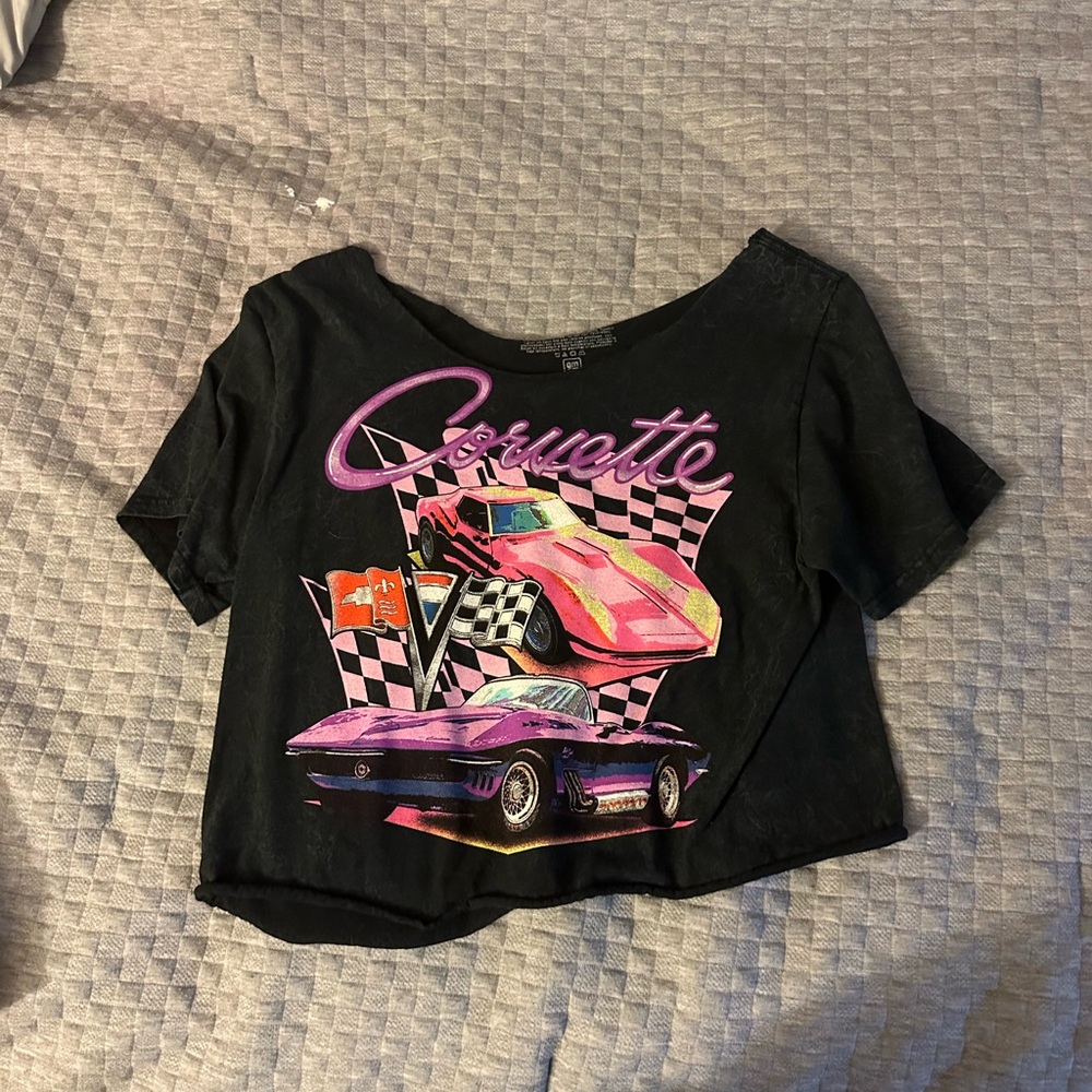 Black Corvette Graphic Tee